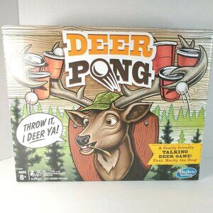 Hasbro Deer Pong Features Talking Deer Head and Music Bucky The Stag
